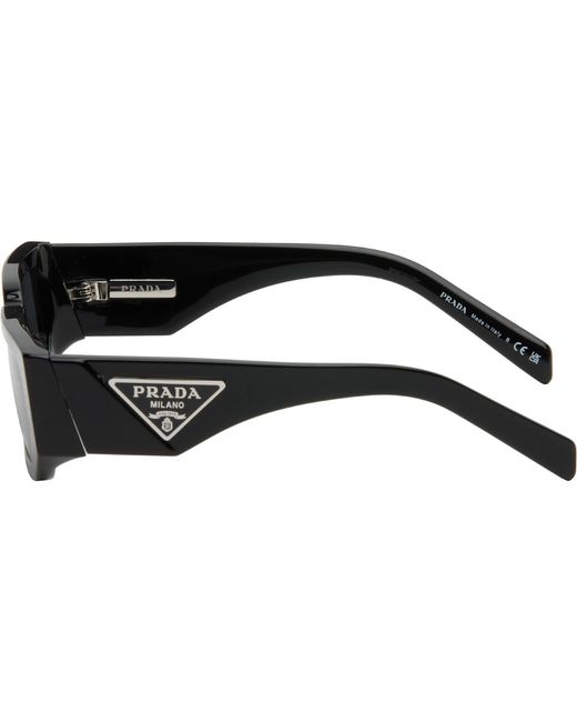 Prada Black Triangle Logo Sunglasses for men