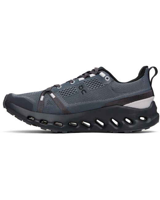 メンズ On Shoes グレー Cloudsurfer トレイルスニーカー Black