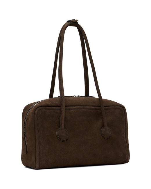 MARGE SHERWOOD Brown Soft Boston Bag