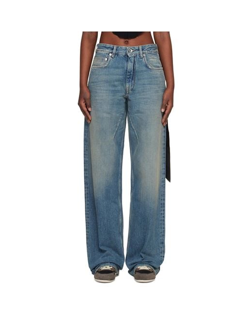 Rick Owens Blue Temple Geth Jeans