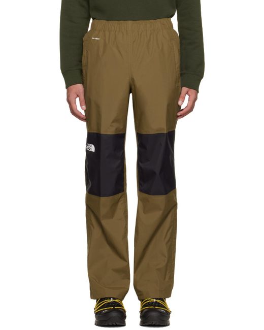 The North Face Multicolor Khaki Antora Rain Trousers for men