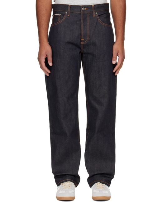 Nudie Jeans Black Tuff Tony Jeans for men