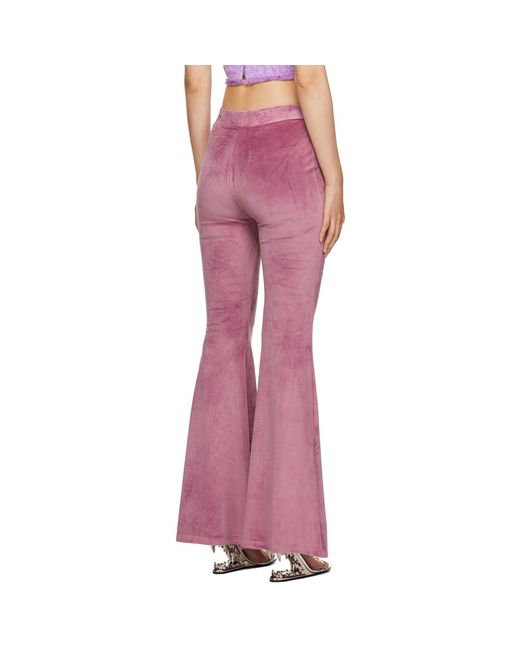 Gcds Pink Flared Trousers