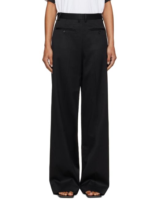 MM6 by Maison Margiela Black Tailored Trousers