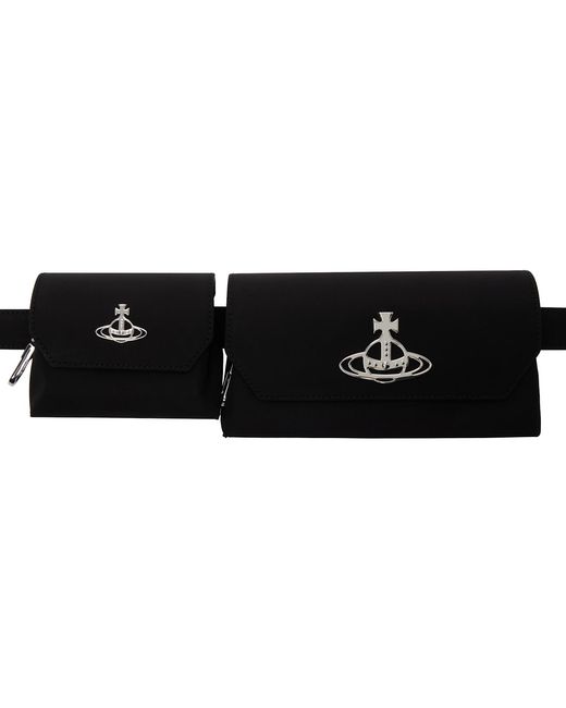 Vivienne Westwood Black Multi Pouch Belt