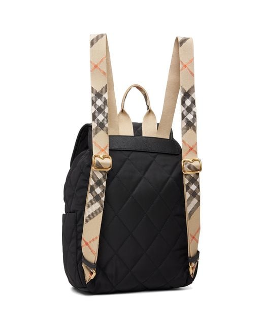 Burberry Black Horseshoe Backpack