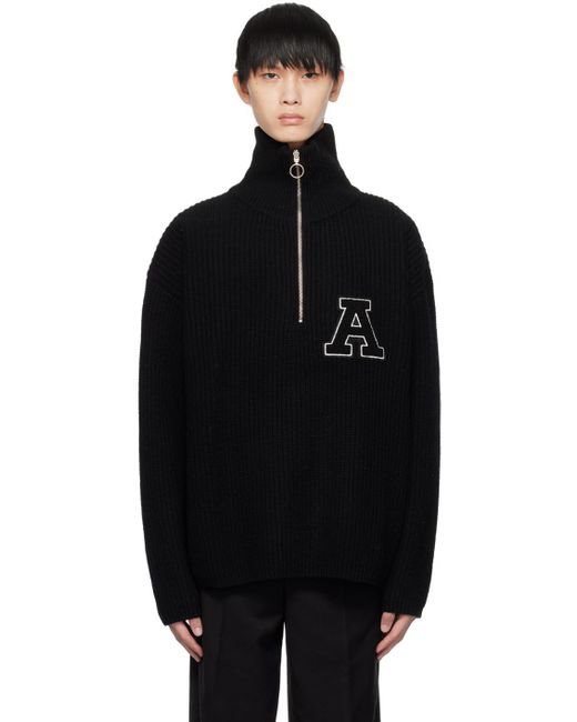 Axel Arigato Black Team Sweater for men