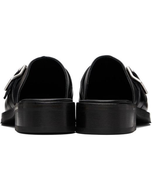 Our Legacy Black Camion Mule Loafers