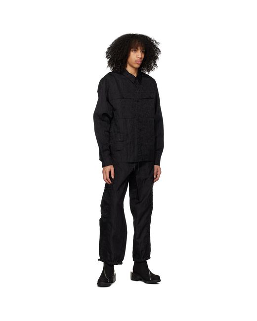 RTA Black Orion Cargo Pants for men