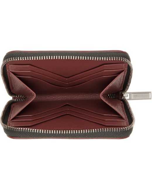 Rick Owens Brown Concordians Zipped Wallet for men