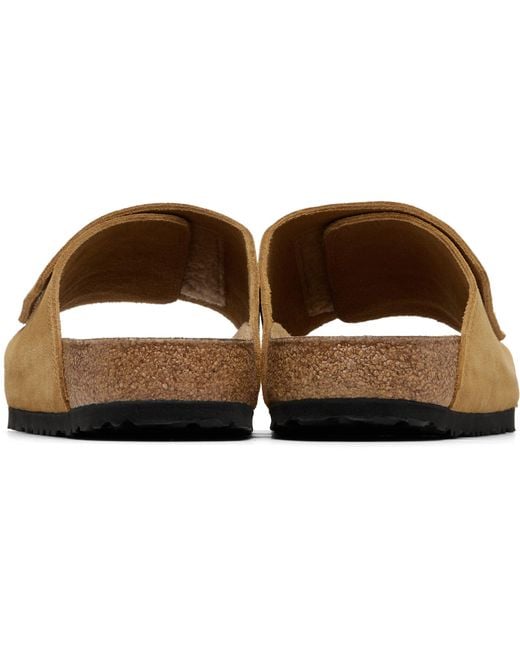 Birkenstock Brown Regular Solana Sandals for men