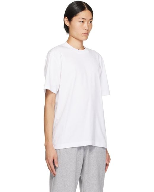 Reigning Champ White Midweight T-shirt for men