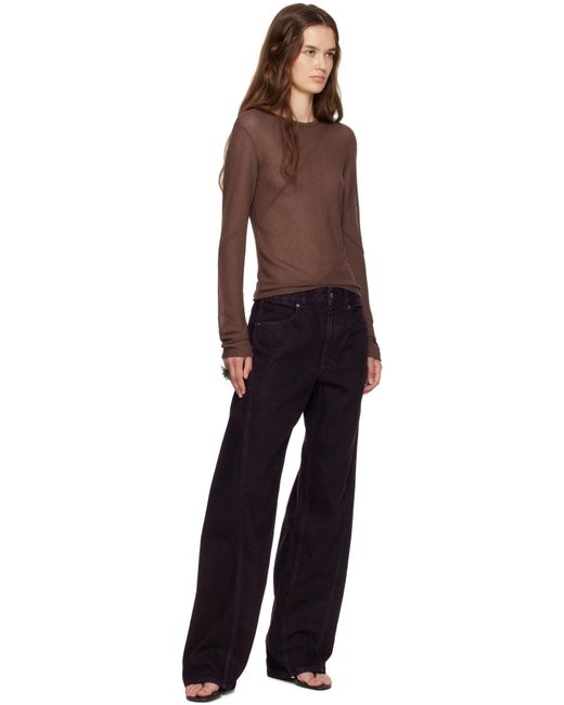 Eckhaus Latta Black Bend Jeans