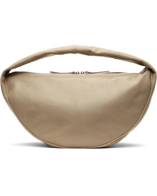 By Far Black Taupe Maxi Cush Bag