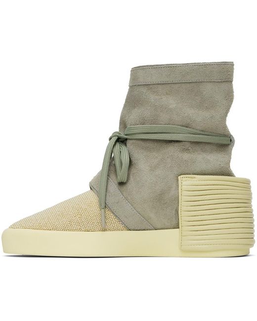 Fear Of God Green Moc High Sneakers for men