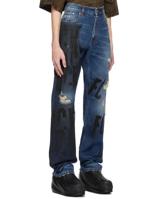 1017 ALYX 9SM Blue Mark Flood Edition Jeans for men
