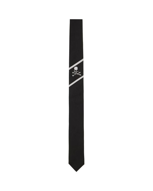 MASTERMIND WORLD Black Skull Tie for men