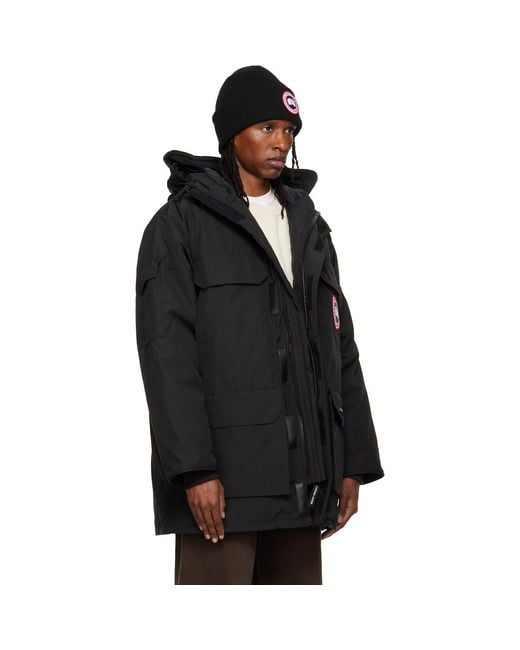 Canada Goose Black Expedition Down Coat for men