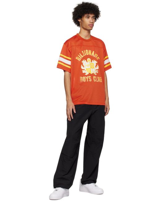 BBCICECREAM Orange Stripes T-shirt for men