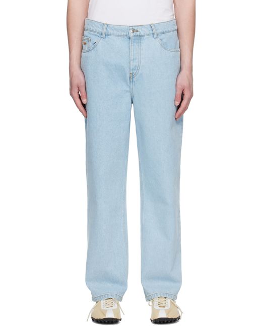 メンズ Maison Kitsuné ブルー リラックス ジーンズ Blue