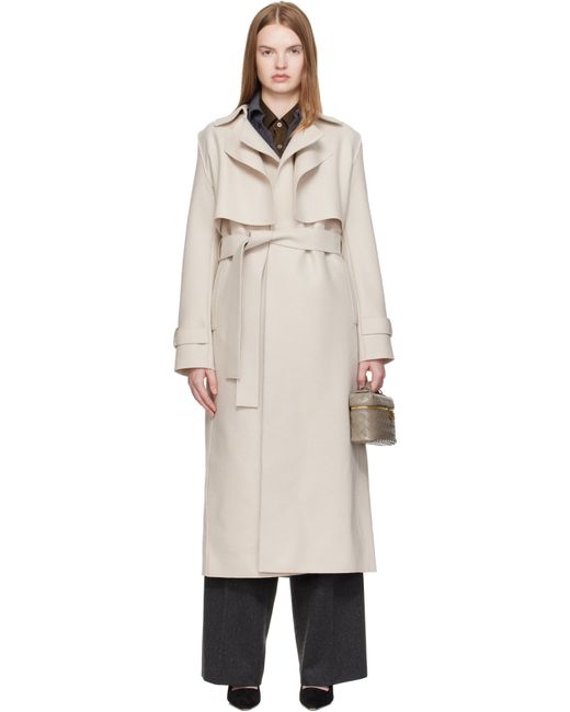 Harris Wharf London Natural Open Coat