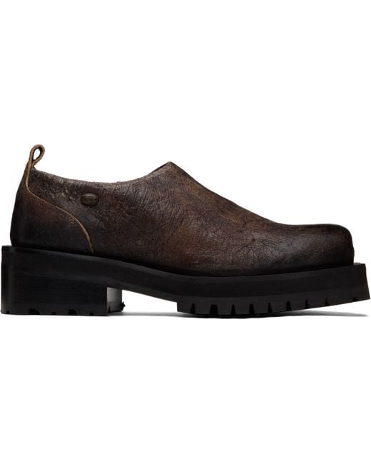 DIESEL Black D-Texan Clog Loafers for men