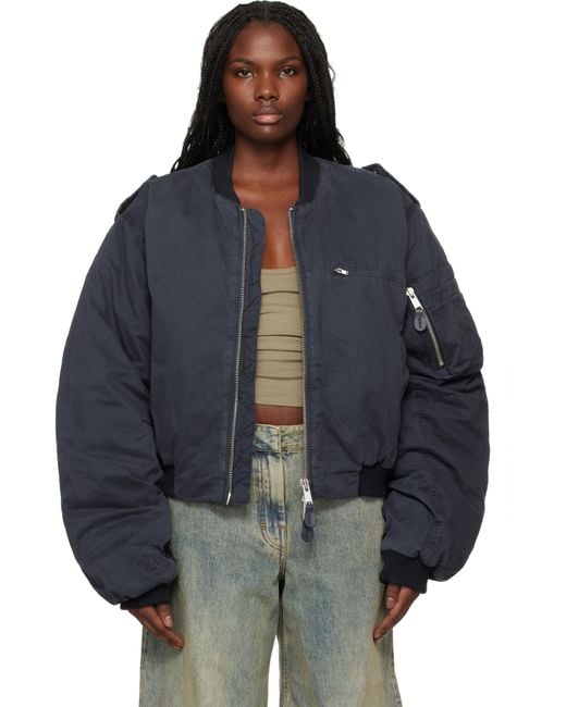 entire studios a-4 bomber jacket entire studios A-4 BOMBER / IRON