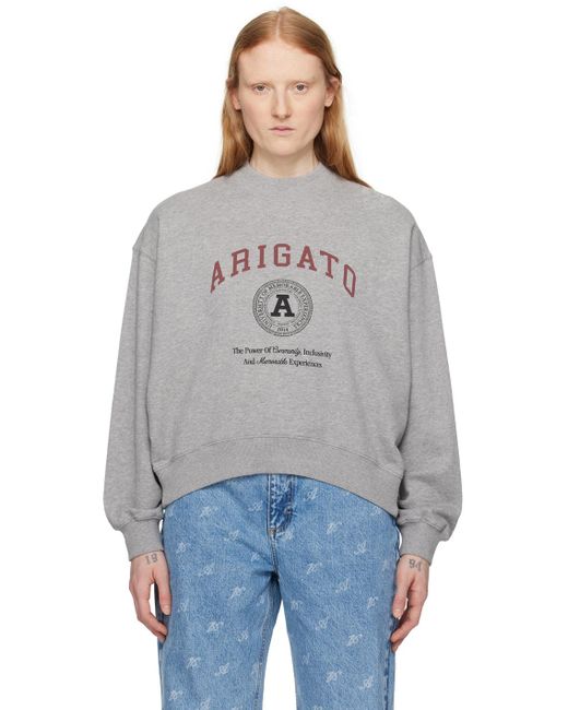 Axel Arigato Gray University Sweatshirt