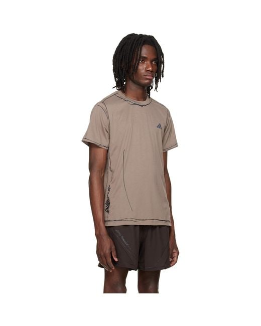 Song For The Mute Black Taupe Adidas Originals Edition Adirun01 T-Shirt for men