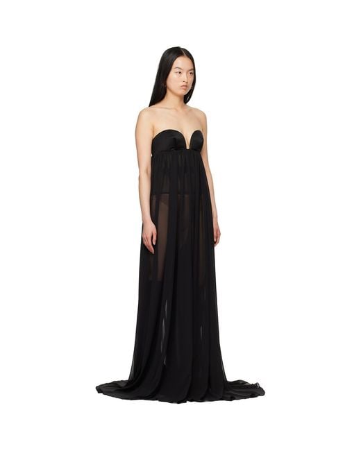 Monot Black Sweetheart Jumpsuit