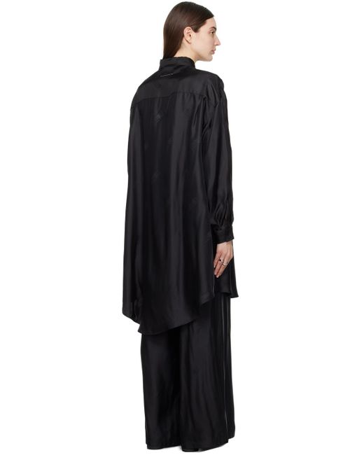 Robe noire à boutons MM6 by Maison Martin Margiela en coloris Black