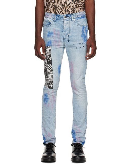 Ksubi Chitch 'the Streets Kolor' Jeans in Blue for Men Lyst