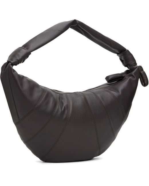 Lemaire グレー Fortune Croissant バッグ Black