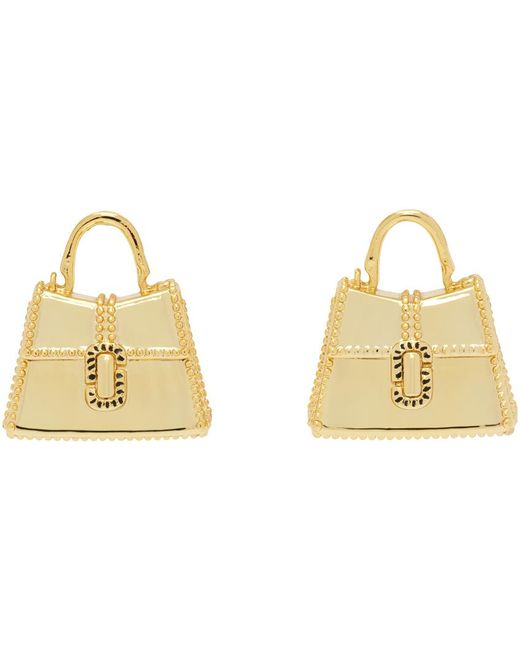 Marc Jacobs Black Gold 'the St. Marc' Earrings