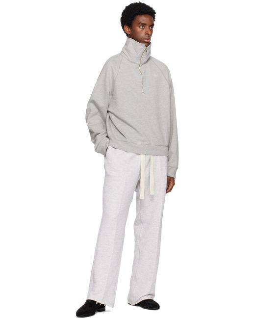 RECTO. White Embroide Lounge Pants for men