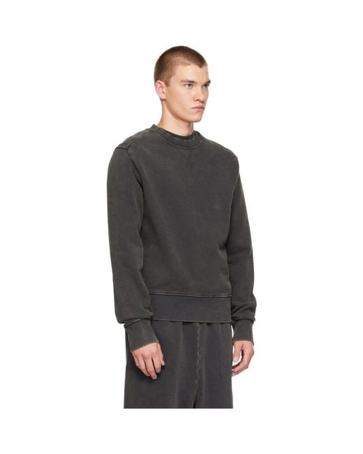 Entire studios Gray Pod Crew Sweatshirt for men