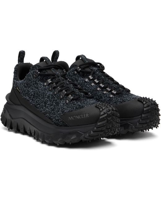 Moncler Black Trailgrip Apex Gtx Hs Low Top Sneakers for men
