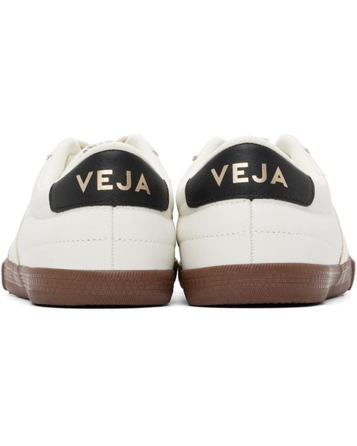 Veja Black Off- Panenka Leather Sneakers for men