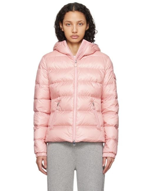 Moncler Pink Gles Down Jacket