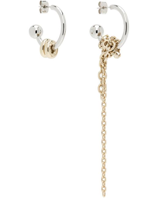 Justine Clenquet White Moore Earrings