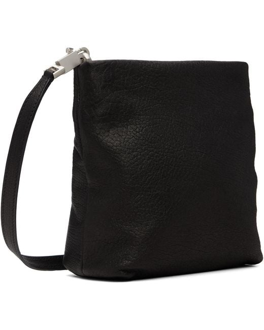 Rick Owens Black Tower Soft Adri Satchel for men