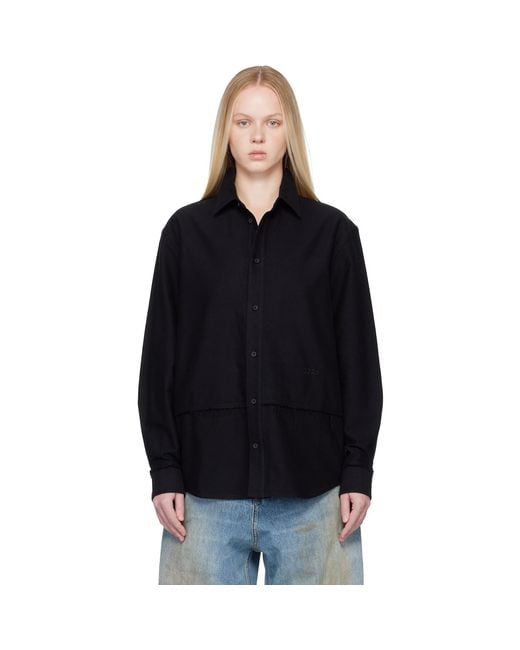 032c Black Workday Flannel Shirt