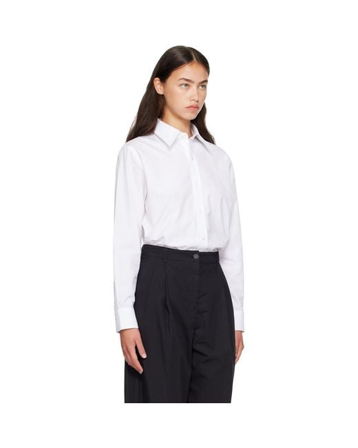 A.P.C. White Kayla Shirt