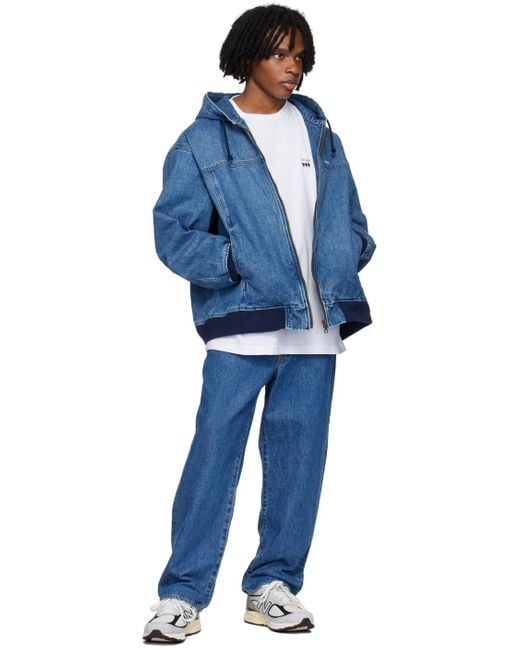 WTAPS Active Denim Jacket in Blue for Men | Lyst
