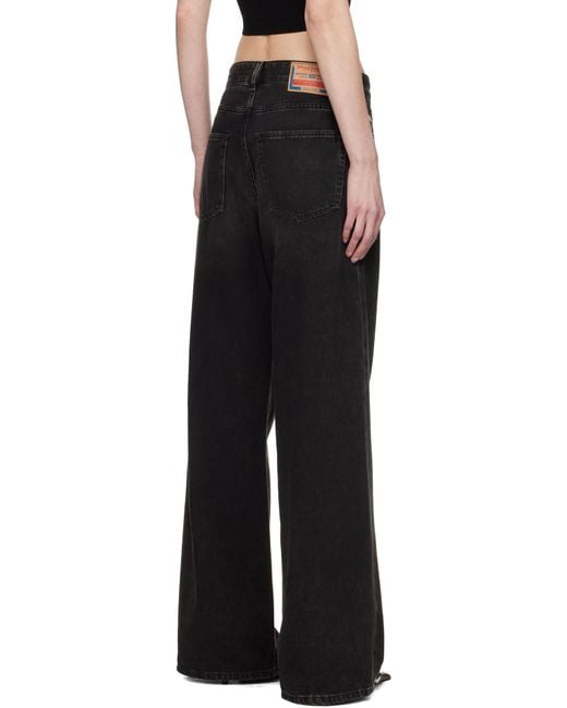 DIESEL ブラック 1996 D-Sire 09J96 リラックス ジーンズ Black