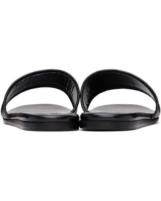 Givenchy Black 4g Flat Sandals