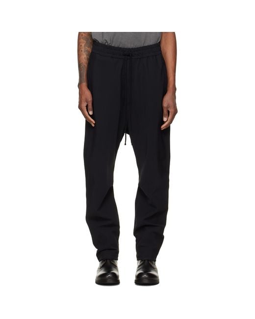 Thom Krom Black P 60 Sweatpants for men