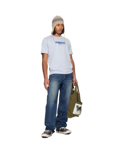 Dime Blue Baggy Jeans for men