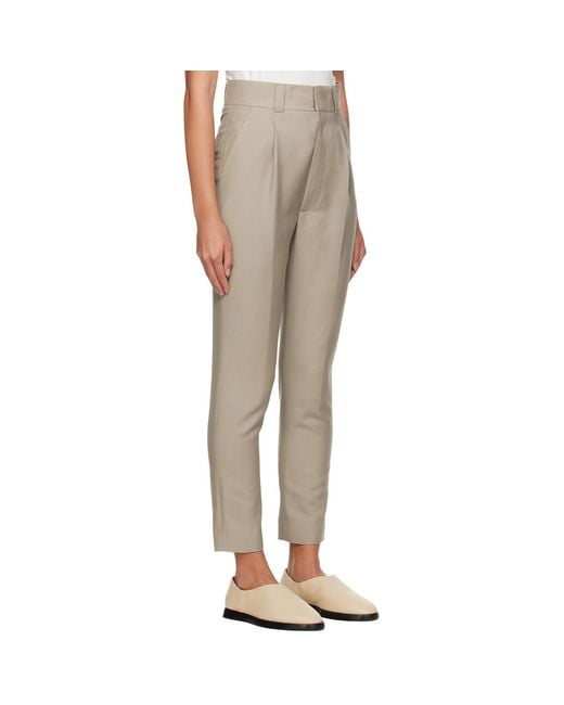 Fear Of God Natural Beige Straight-leg Trousers