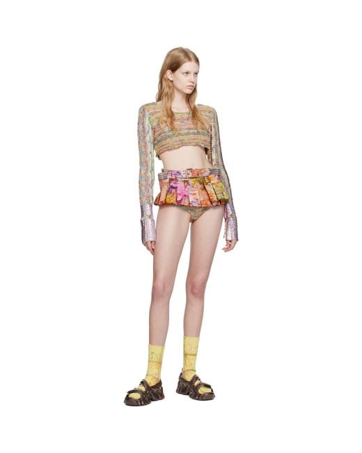 Collina Strada Multicolor Vitelli Edition Tap Shorts